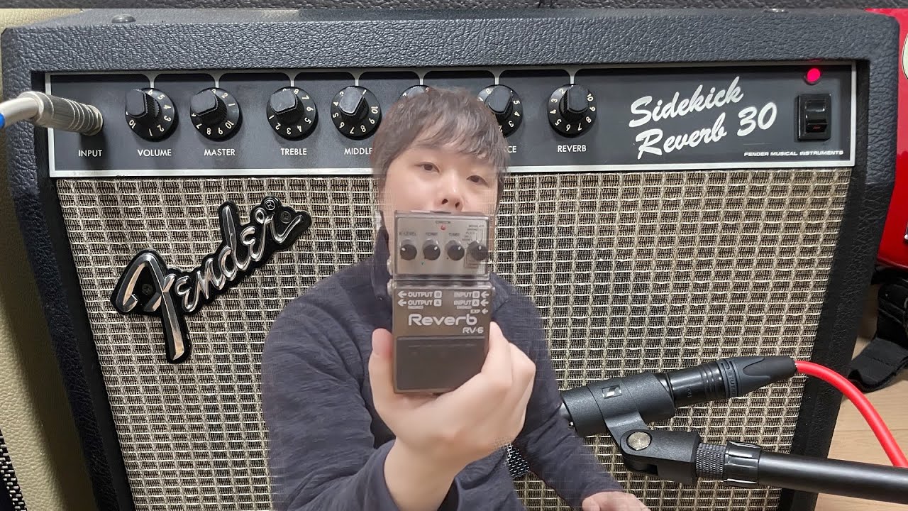Fender Japan Sidekick Reverb 30のヘタってしまったリバーブがRV-6で復活