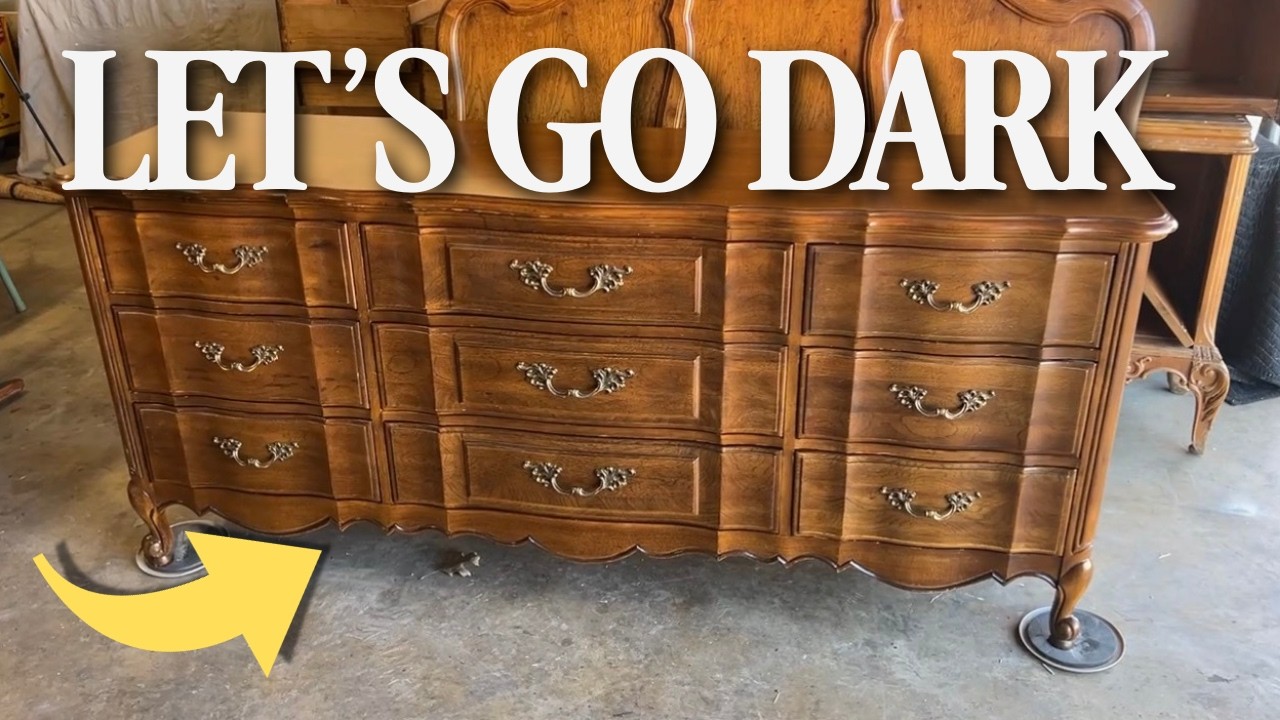 This Changed Everything! French Provincial Dresser Makeover