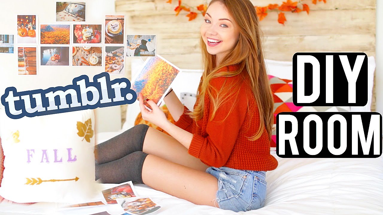 DIY Tumblr Room Decor + Fall Life Hacks! | Meredith Foster