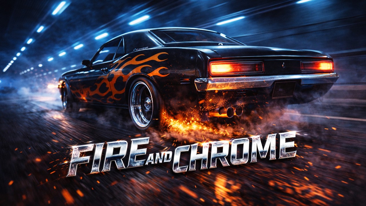 FIRE AND CHROME – Heavy Blues Rock | Badass Driving Music & Fast Guitar Riffs 🏎️🔥