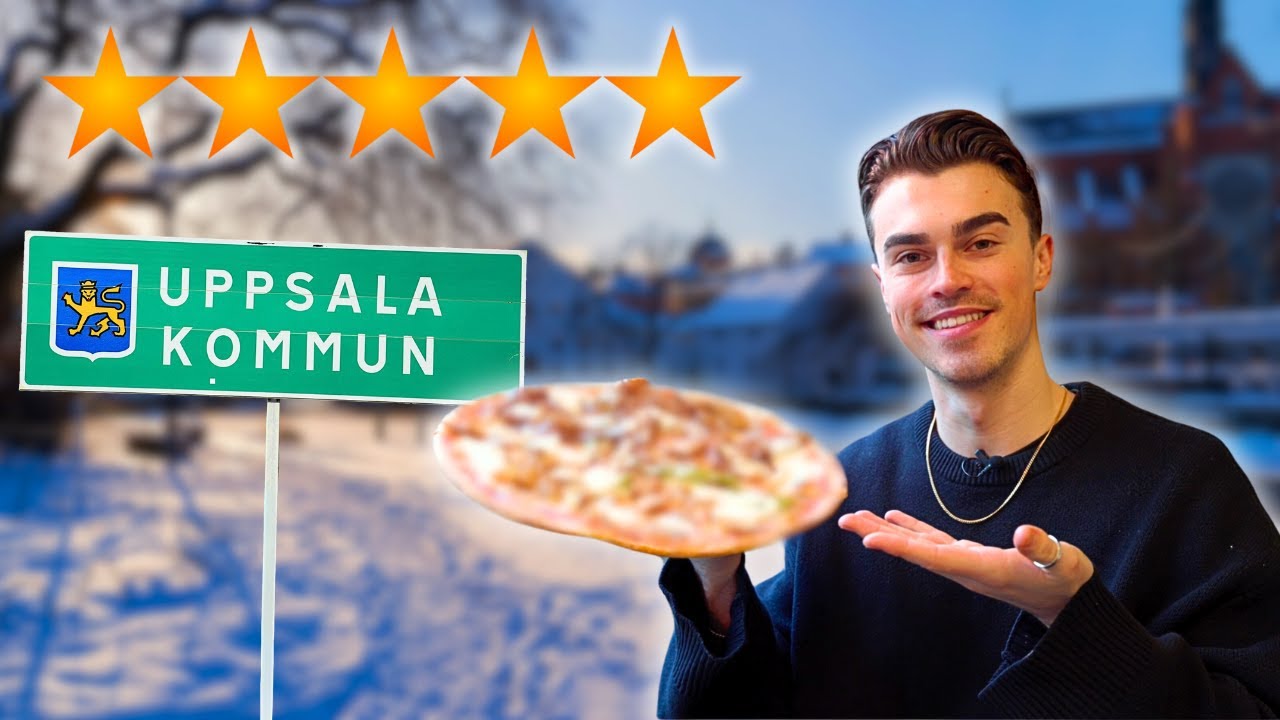 TESTAR de 3 BÄSTA restaurangerna i UPPSALA! (Pizza, Pasta, Sushi)