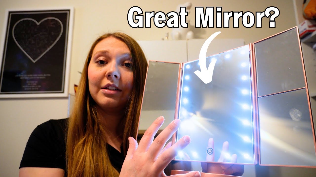 Tri-Fold Vanity Mirror with Lights: Deweisn Full Review
