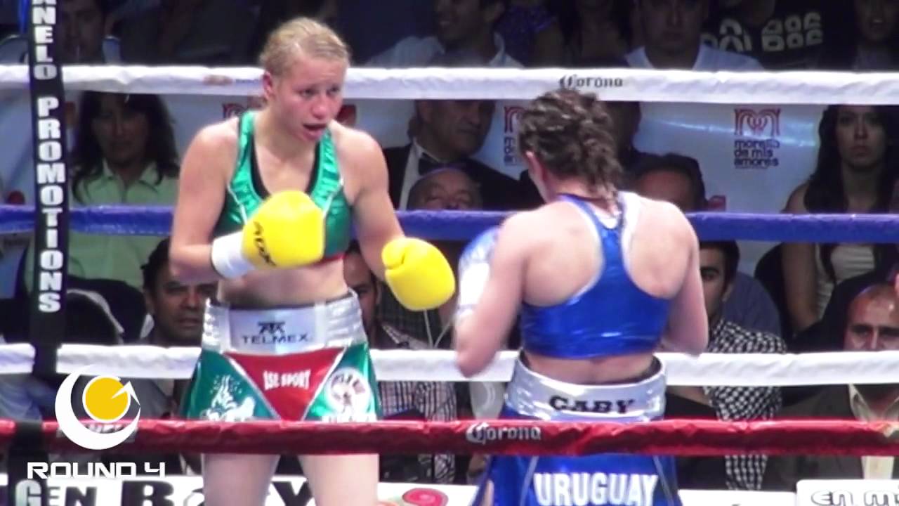 Zulina Munoz vs Gabriela Bouvier, Morelia Michoacan. 29 Septiembre 2012. Boxeo de Gala.