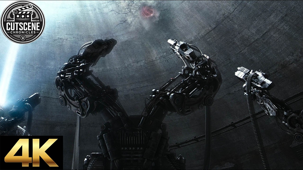 [4K UHD] Zion&rsquo;s Defense Wave of Sentinels CUTSCENE | The Matrix Revolutions (2003)