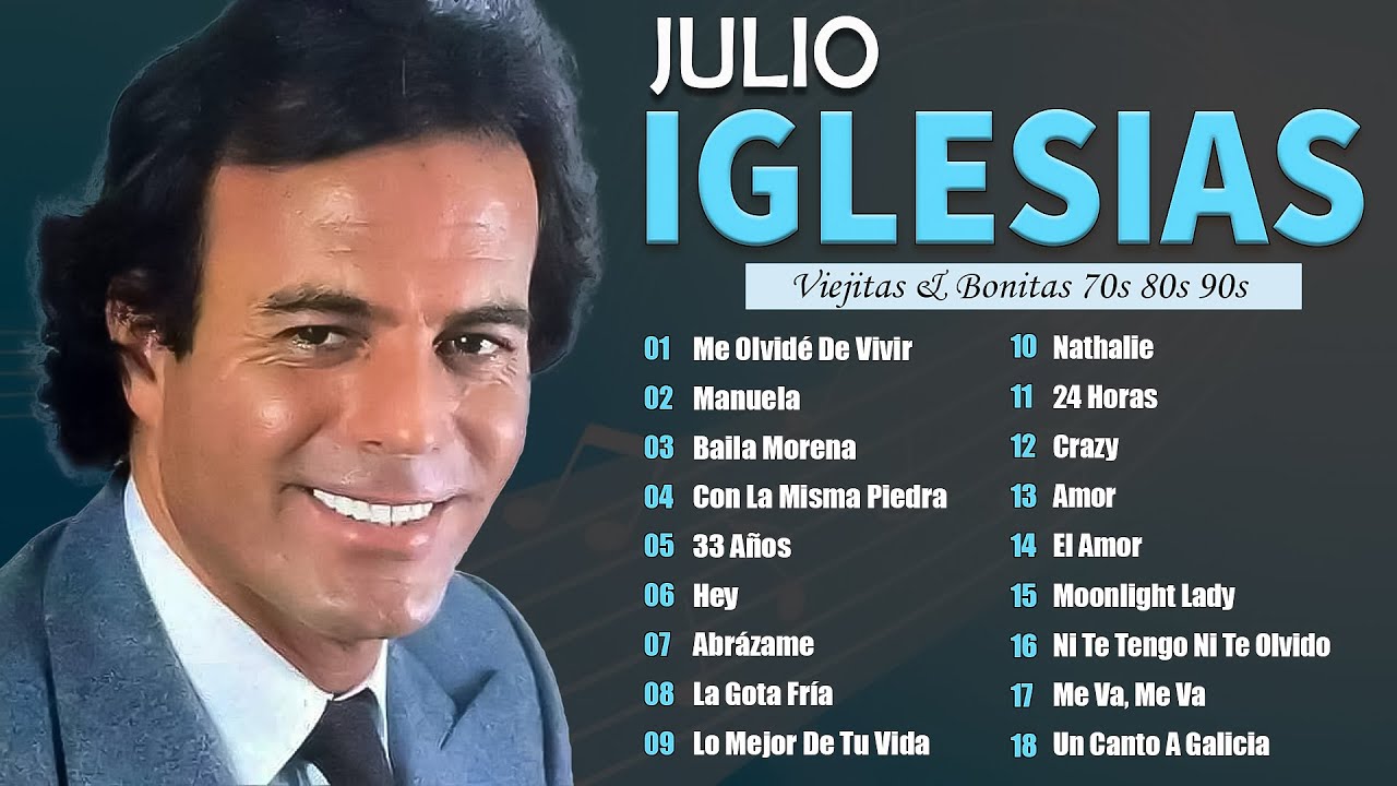 Julio Iglesias Mix Grandes Éxitos 🎶 Las Más Bellas Canciones Románticas De Julio Iglesias