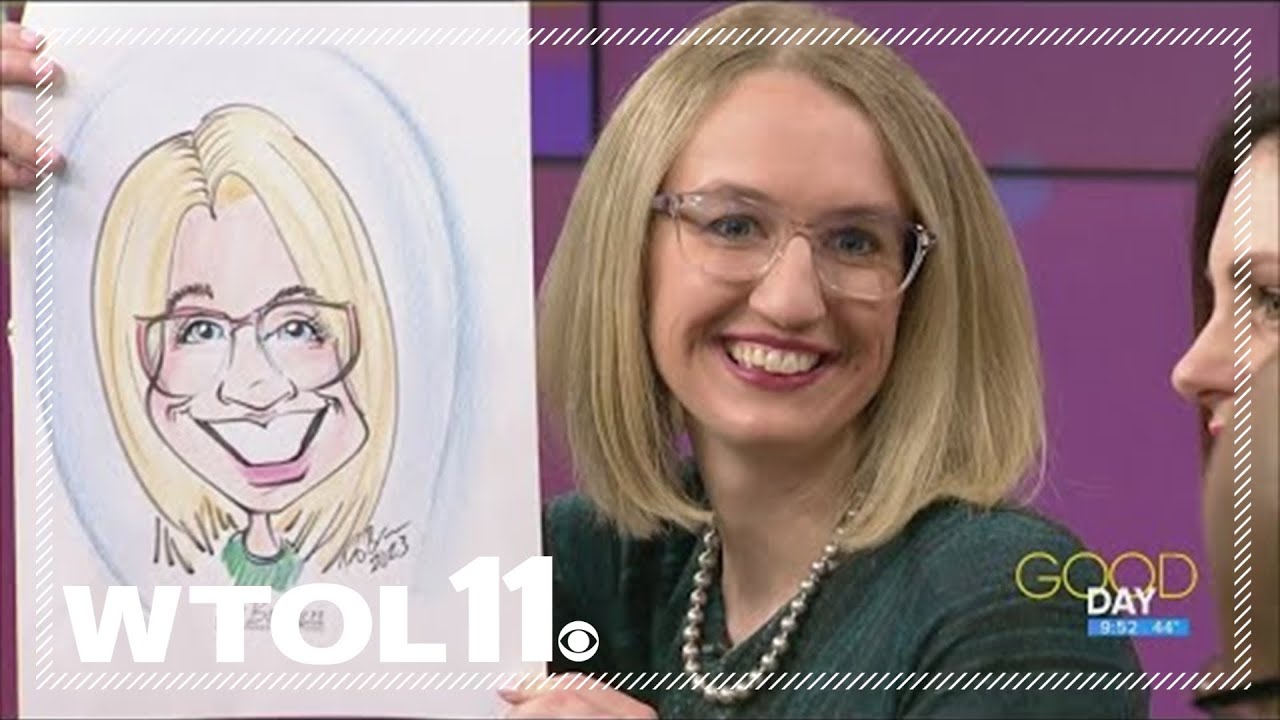 Caricature artist Rob Brown sketches the Good Day crew | Good Day on WTOL 11