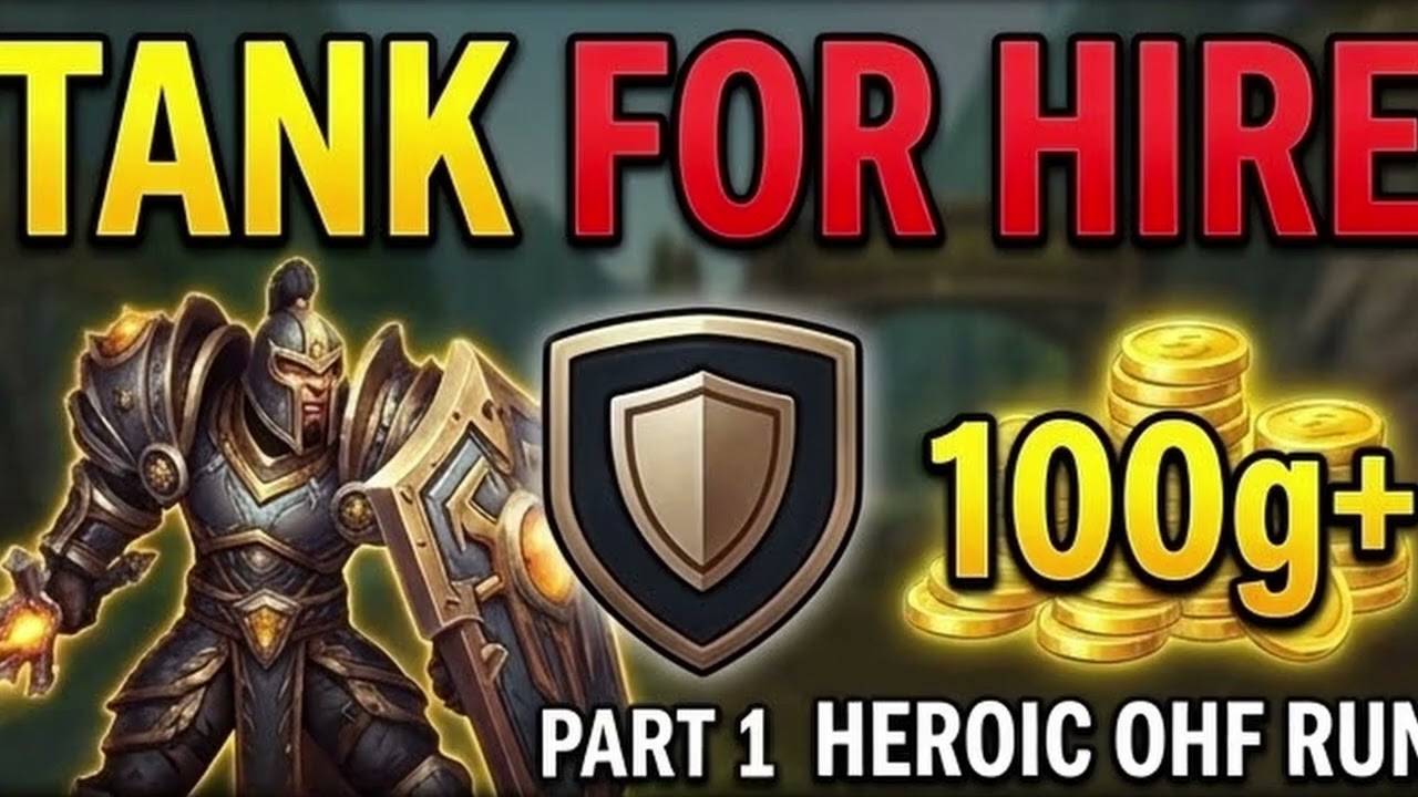 Mission Log: Tanking for Hire | 100g Heroic Old Hillsbrad Run Part 1