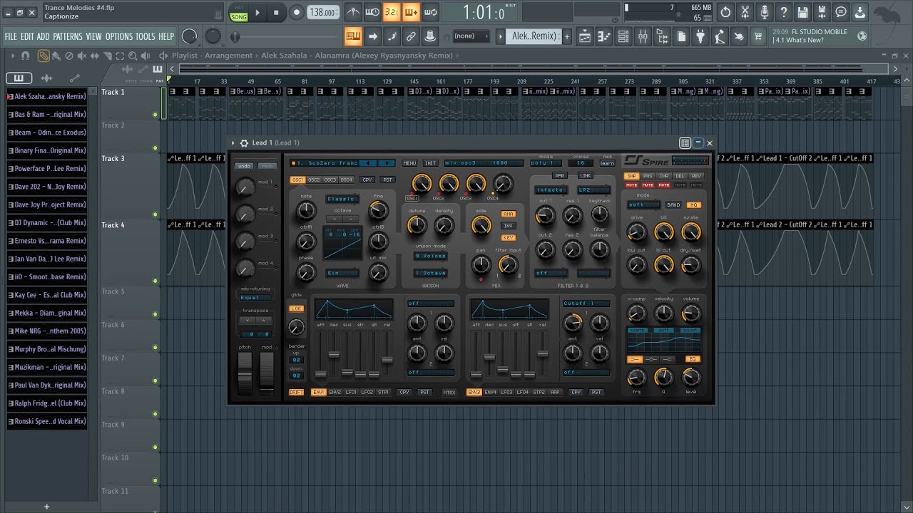 Trance Melodies in FL Studio #5 (FLP + MIDI Download Free)