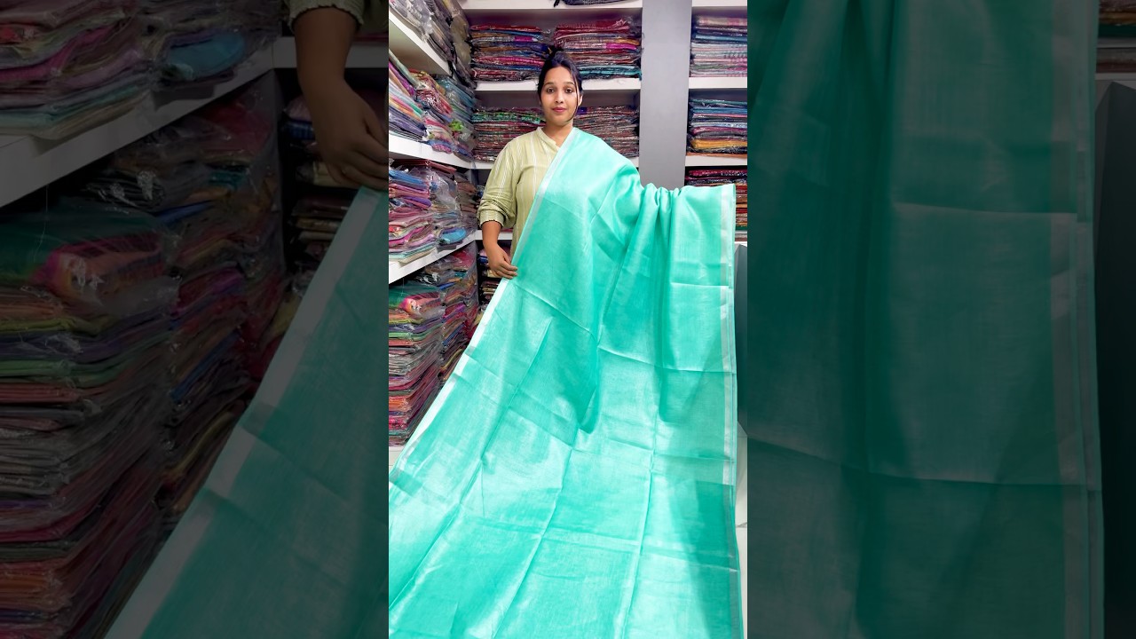 The cutest collection of office wear linen sarees #office #officewear #officelook #officefashion