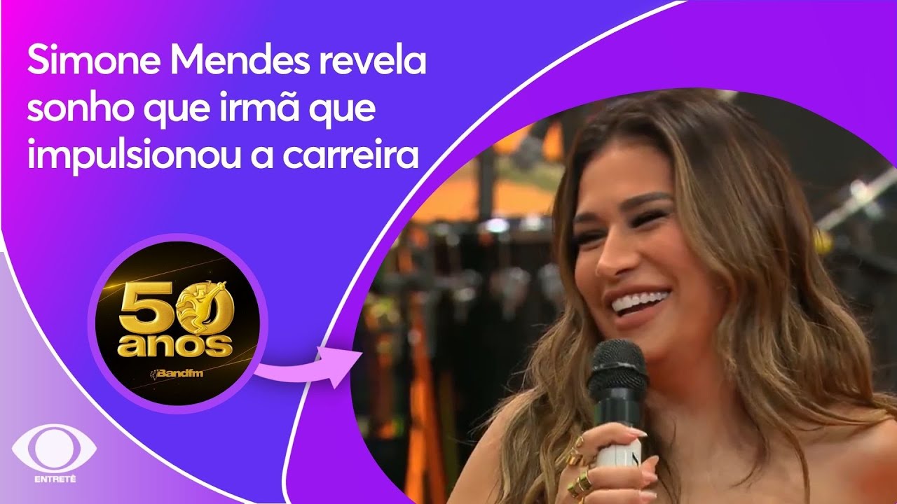 Simone Mendes revela sonho que irm&atilde; que impulsionou a carreira: 