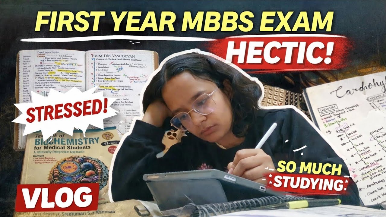 FIRST YEAR MBBS EXAMS 📚🫶 STUDY VLOG// back to back exams, Enjoying Mela🎡, Going back Home🏡,MBBS Vlog