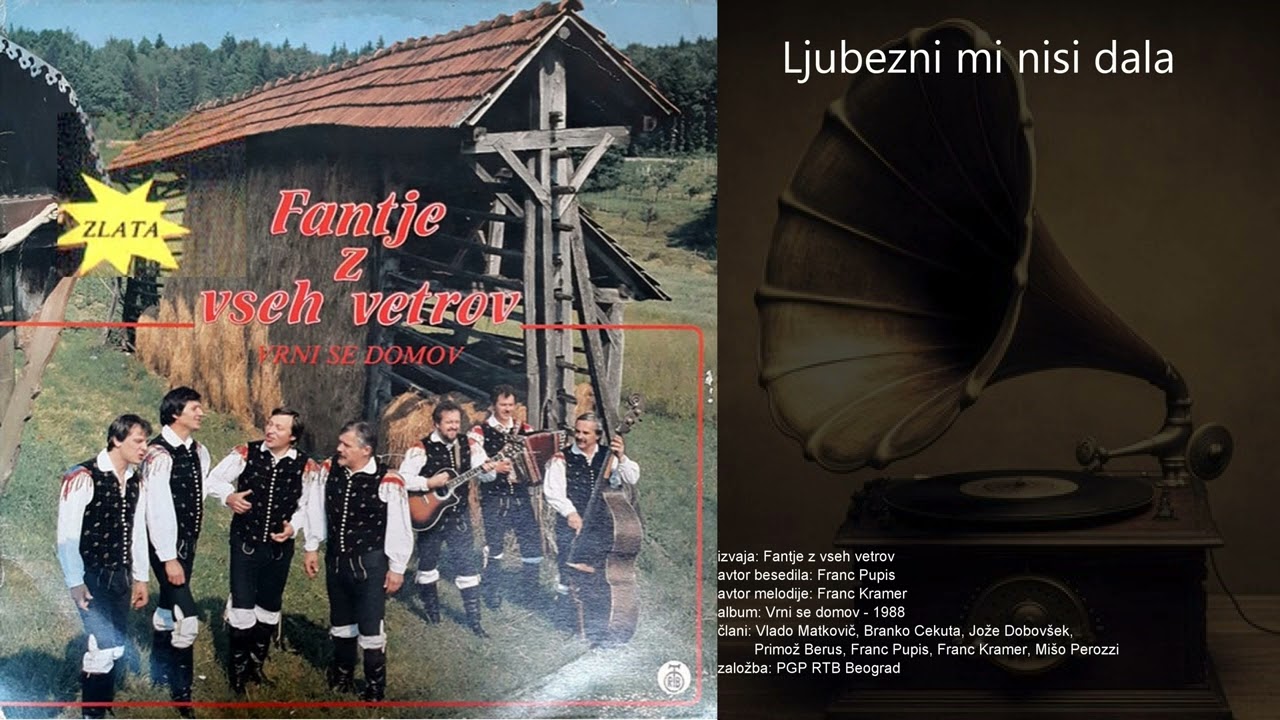 Ljubezni mi nisi dala - Fantje z vseh vetrov