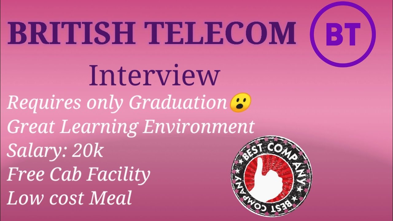 BT#3 What do u know about BT British Telecom?HR INTERVIEW QUESTION Placement Preparation