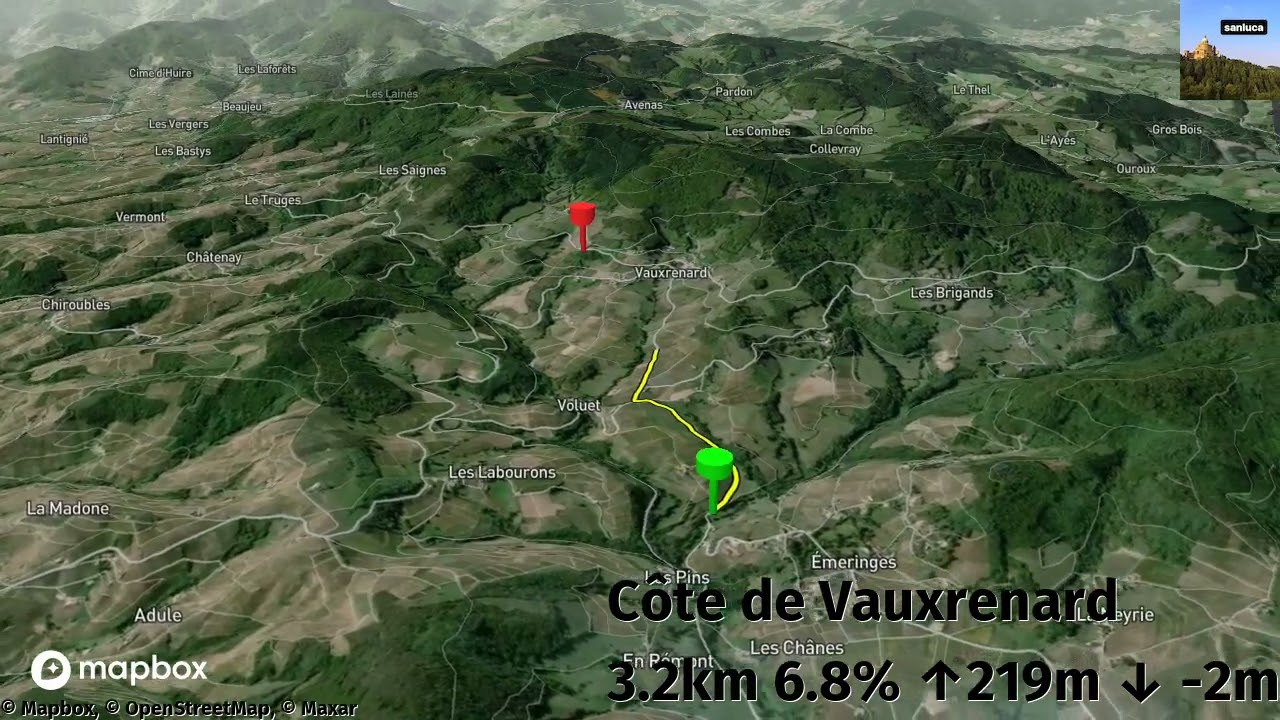 C&ocirc;te de Vauxrenard / Paris-Nice 2024 Stage 4 - Men : Chalon-sur-Sa&ocirc;ne to Mont Brouilly (March 06, 2
