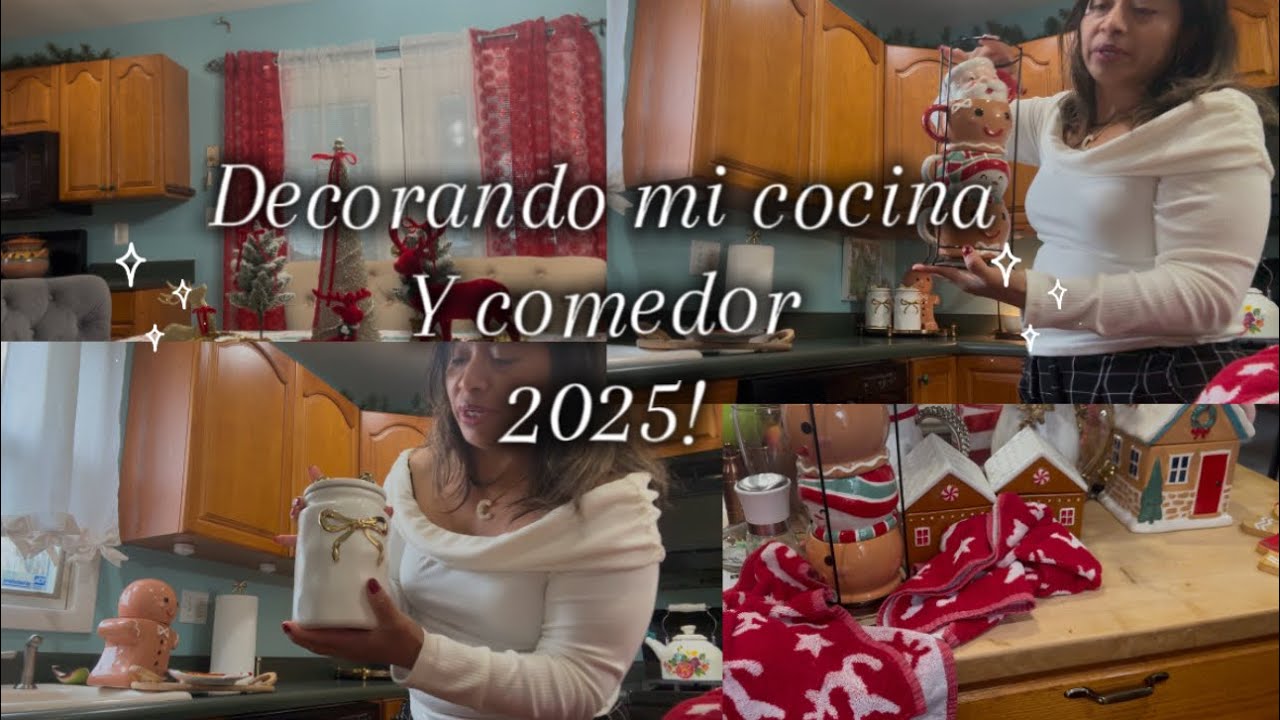 Acompáñenme a decorar mi cocina de Navidad 2025! 🎄🎄🎄