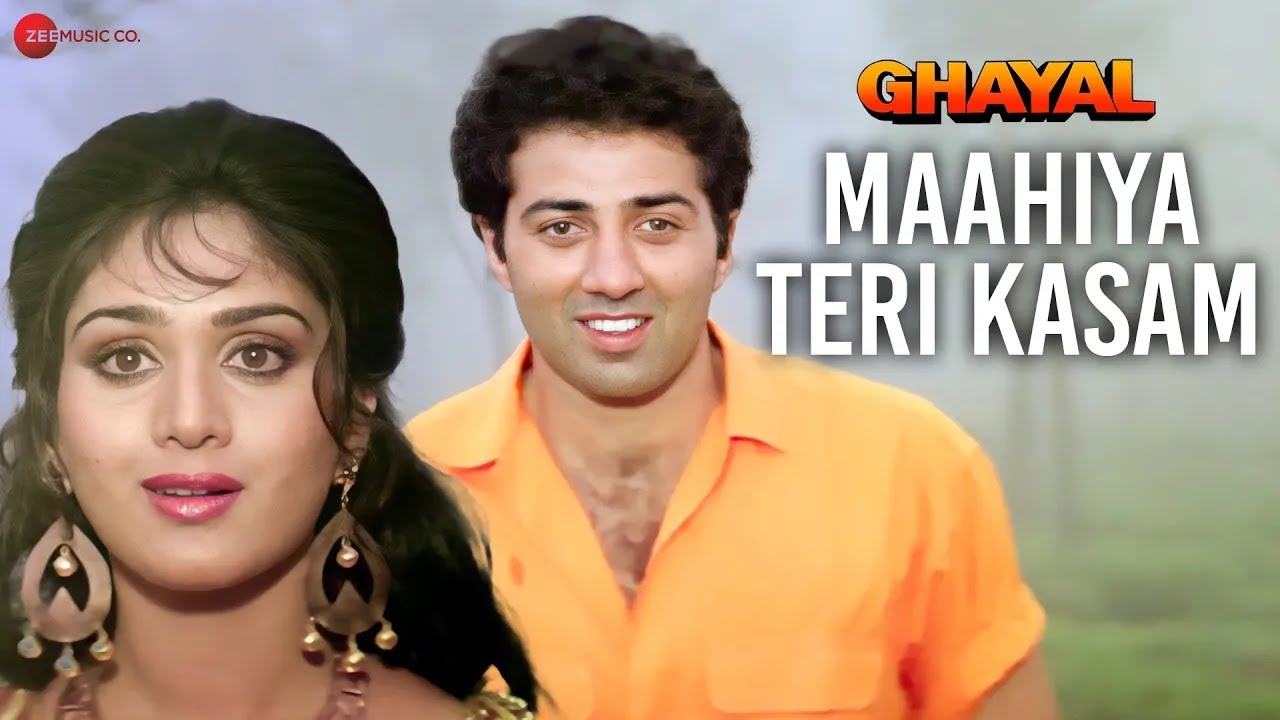 Maahiya Teri Kasam | Ghayal | Sunny Deol & Meenakshi Sheshadri | Lata Mangeshkar & Pankaj Udhas
