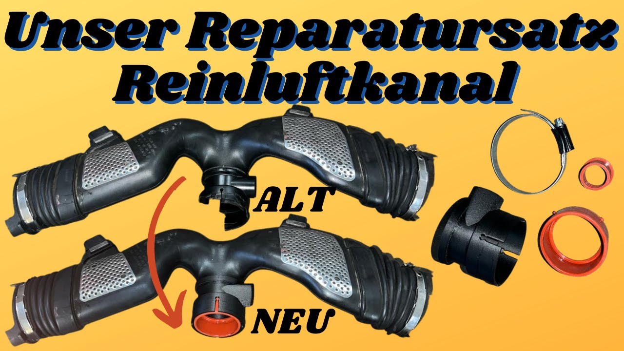 Wir haben die L&ouml;sung! Unser Reinluftkanal Reparatursatz f&uuml;r den Mercedes OM642 Motor | MB Youngtimer