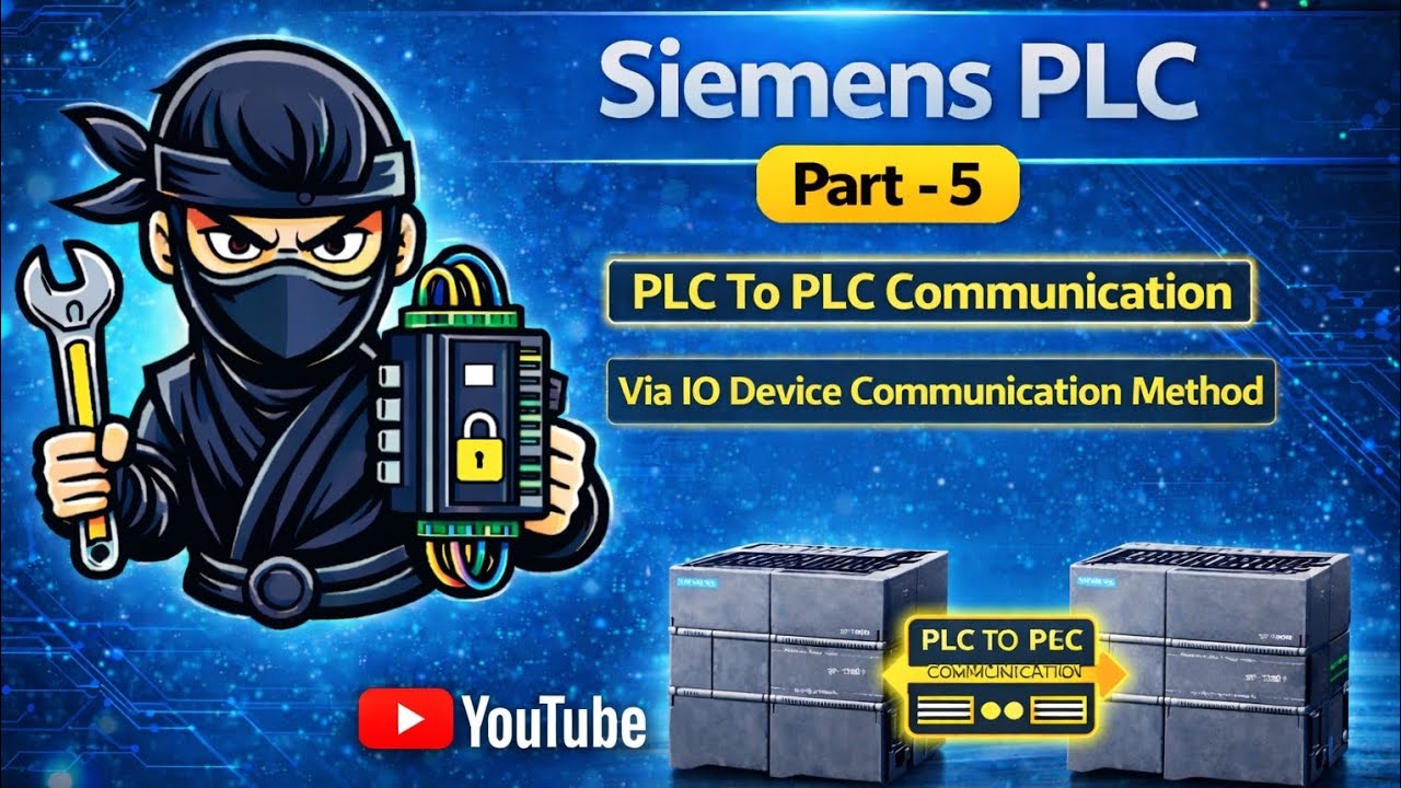 Siemens PLC To PLC Communication Via IO Device Communication 