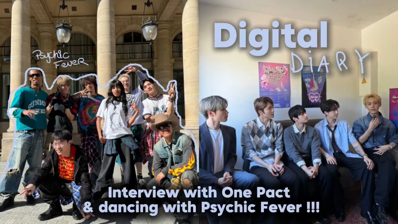 Digital Diary 📓🩵: Interview One Pact & Dancing with Psychic Fever 