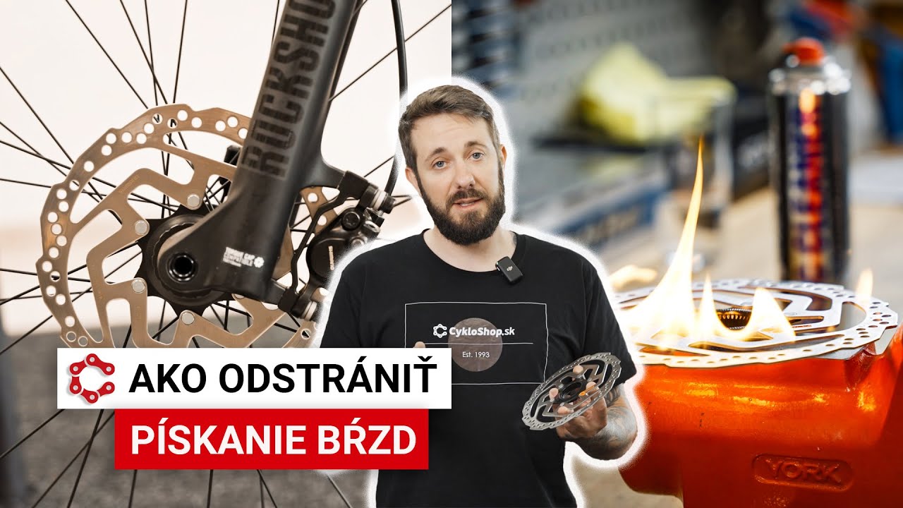 Prečo pískajú brzdy na bicykli a ako to vyriešiť?