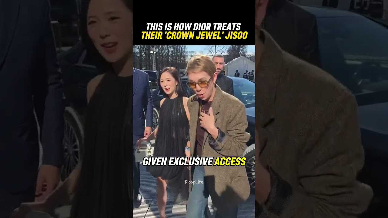 This is how Dior treats their 'Crown Jewel' Jisoo. #kpop #jisoo