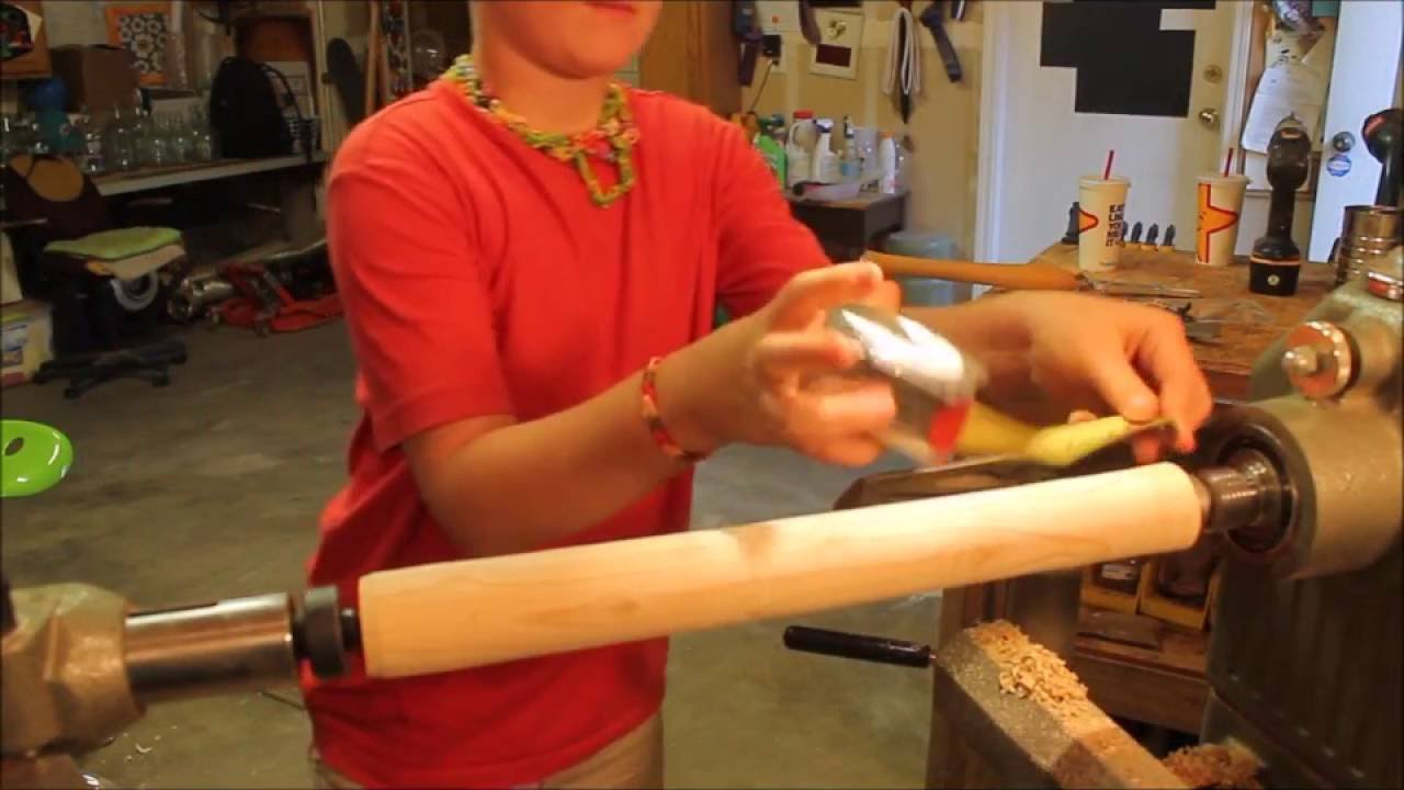 9 year old future wood turner