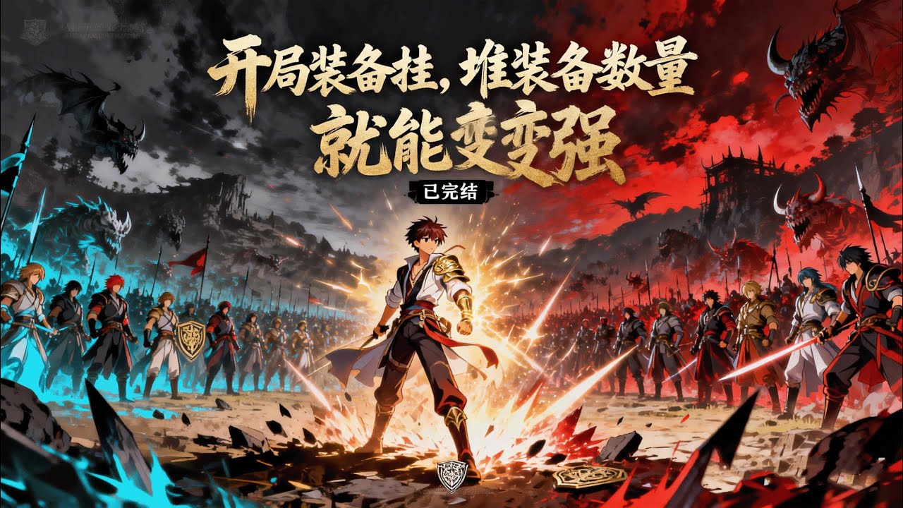 完结《开局装备挂，堆装备数量就能变强》1-324 全民转职天崩开局，我觉醒 F 级天赋遭家族抛弃，不料天赋暗藏逆天改命！全属性数百倍增幅，垃圾职业成神，废物技能变 BUG。#小说推荐 #异能 #漫画