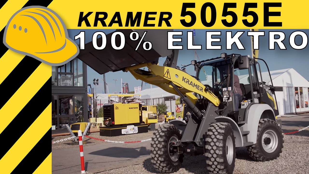 KRAMER 5055e Elektro Radlader Test - Wie gut ist der Elektroradlader wirklich?