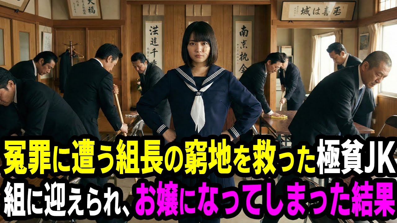 極貧JKがヤ◯ザの組長の窮地を救ったら、関東一円の「お嬢」になってしまった件