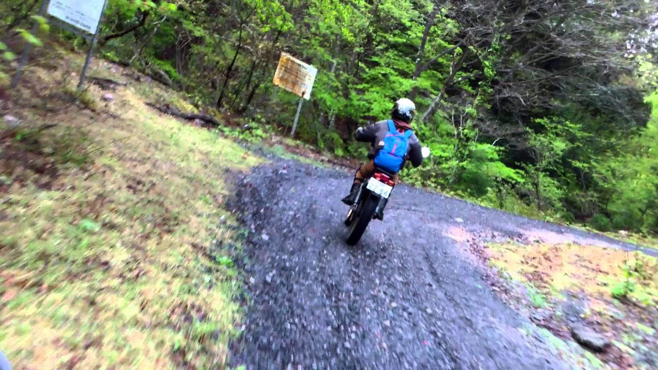 おっちゃんとおばちゃんで黒河林道　ＴＬＲ２００　ＴＬＲ２５０Ｒ