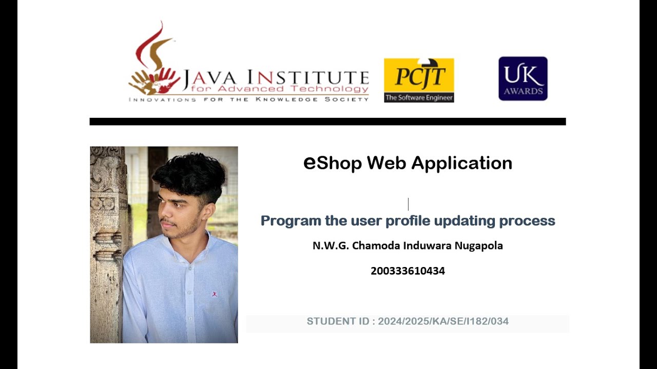 Program the user profile updating process