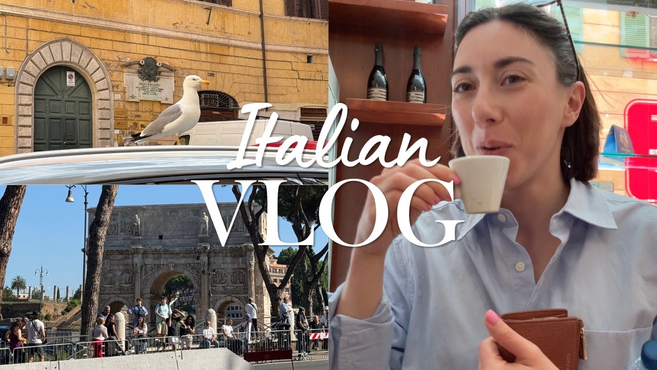 Italian vlog: vita quotidiana a Roma, rispondo alle vostre domande sul mio 🛵 (Sub)