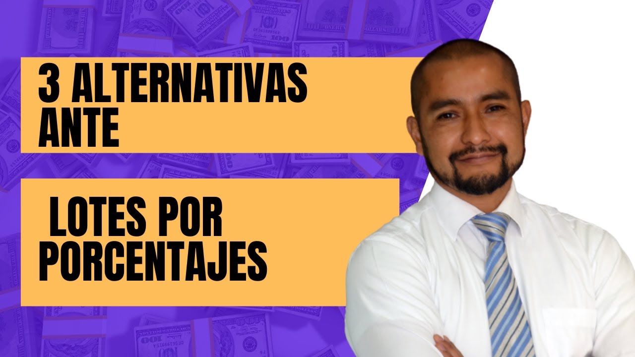 Lote por Porcentajes II . alternativas cuando ya compré un inmueble por porcentajes.