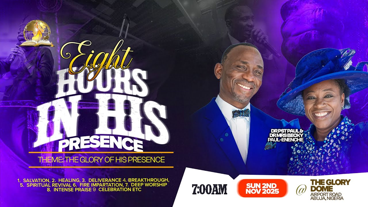 NOVEMBER 2025 BLESSING SUNDAY SERVICE || 8 HOURS IN HIS PRESENCE || 02-11-2025