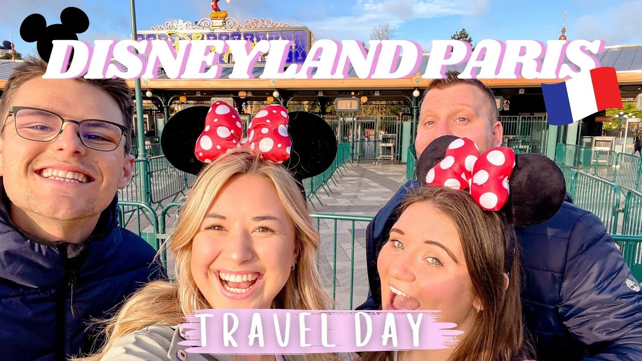 DISNEYLAND PARIS 🐭🇫🇷 | TRAVEL DAY | Euro tunnel, Airbnb in Serris, budget friendly trip with friends