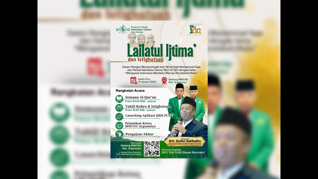 HARLAH NAHDLATUL 'ULAMA KE 100 Tingkat PCNU Salatiga