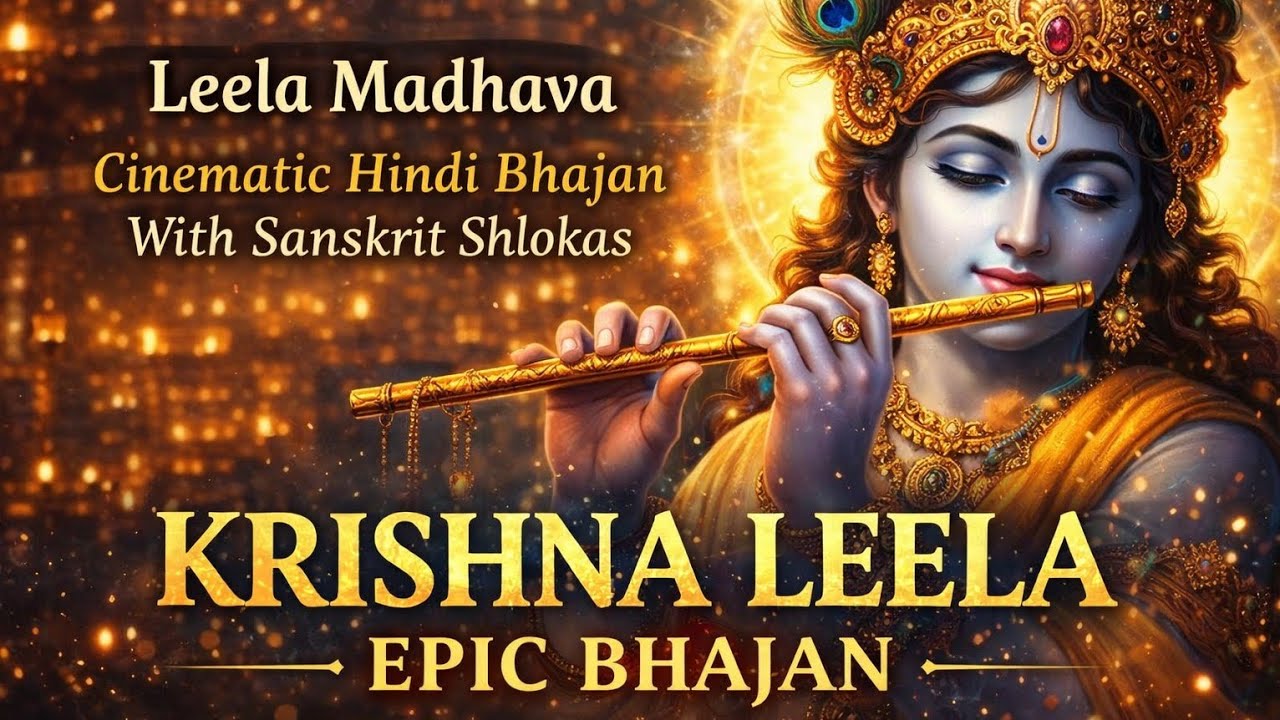 Leela Madhava | Krishna Leela Epic Bhajan | Cinematic Hindi Bhajan with Sanskrit Shlokas