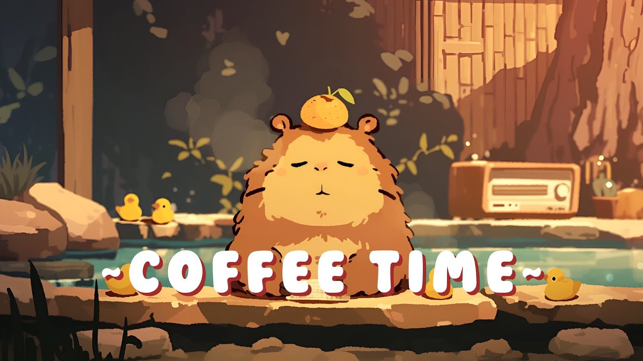 Capybara Study Beats - Peaceful Beats for Studying & Relaxing ~ Dreamy Vibes ~ 📚 🎵