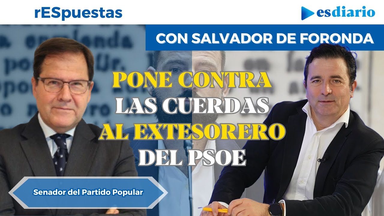 El senador del PP que ha puesto contra las cuerdas al extesorero del PSOE