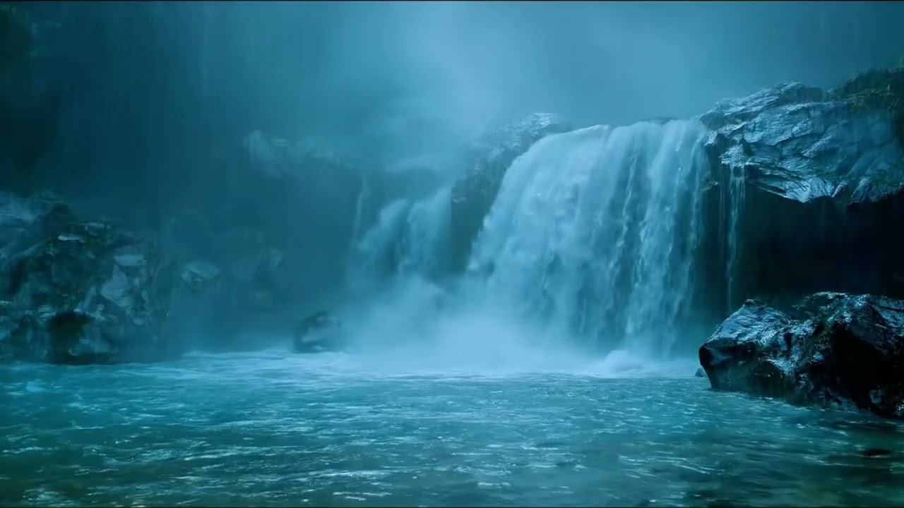 Stop the Ringing 🌊  Deep Waterfall Brown Noise for Tinnitus Relief