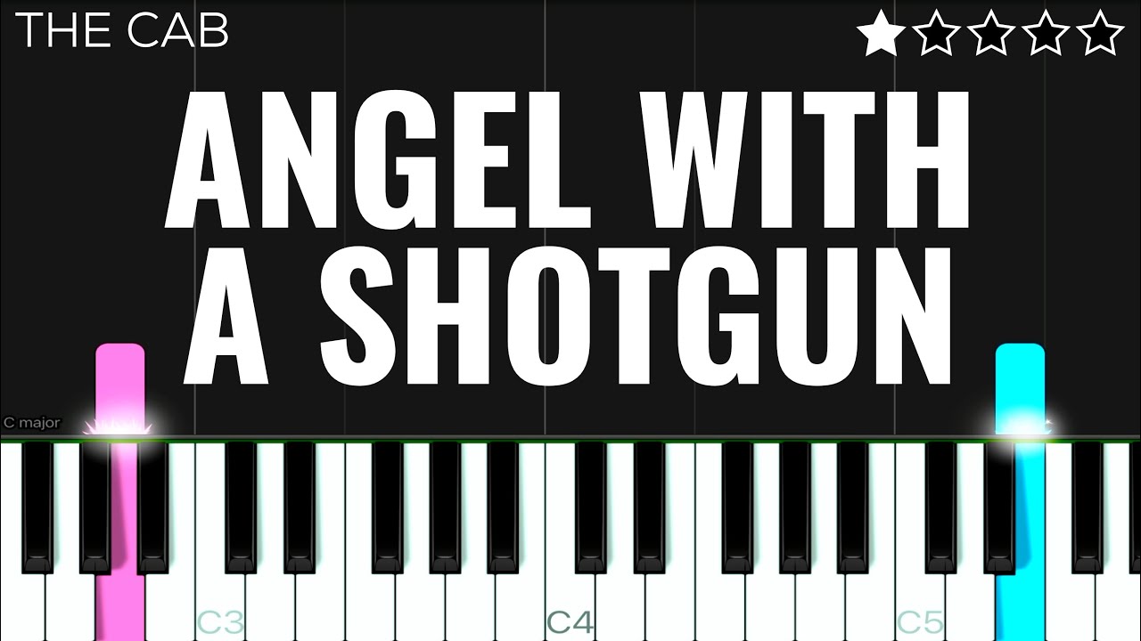 The Cab - Angel With A Shotgun | EASY Piano Tutorial
