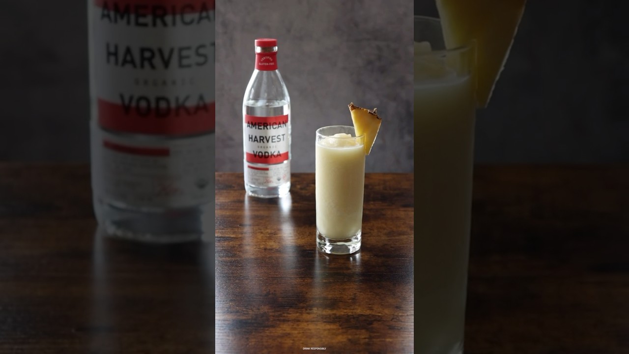Frozen Chi Chi #vodka #cocktail #drink #mixology #youtube