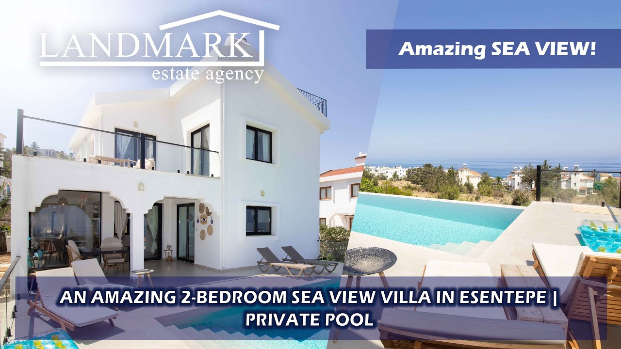 🏡 Renovated Sea View Villa with Infinity Pool | Esentepe, North Cyprus | Ref 1909