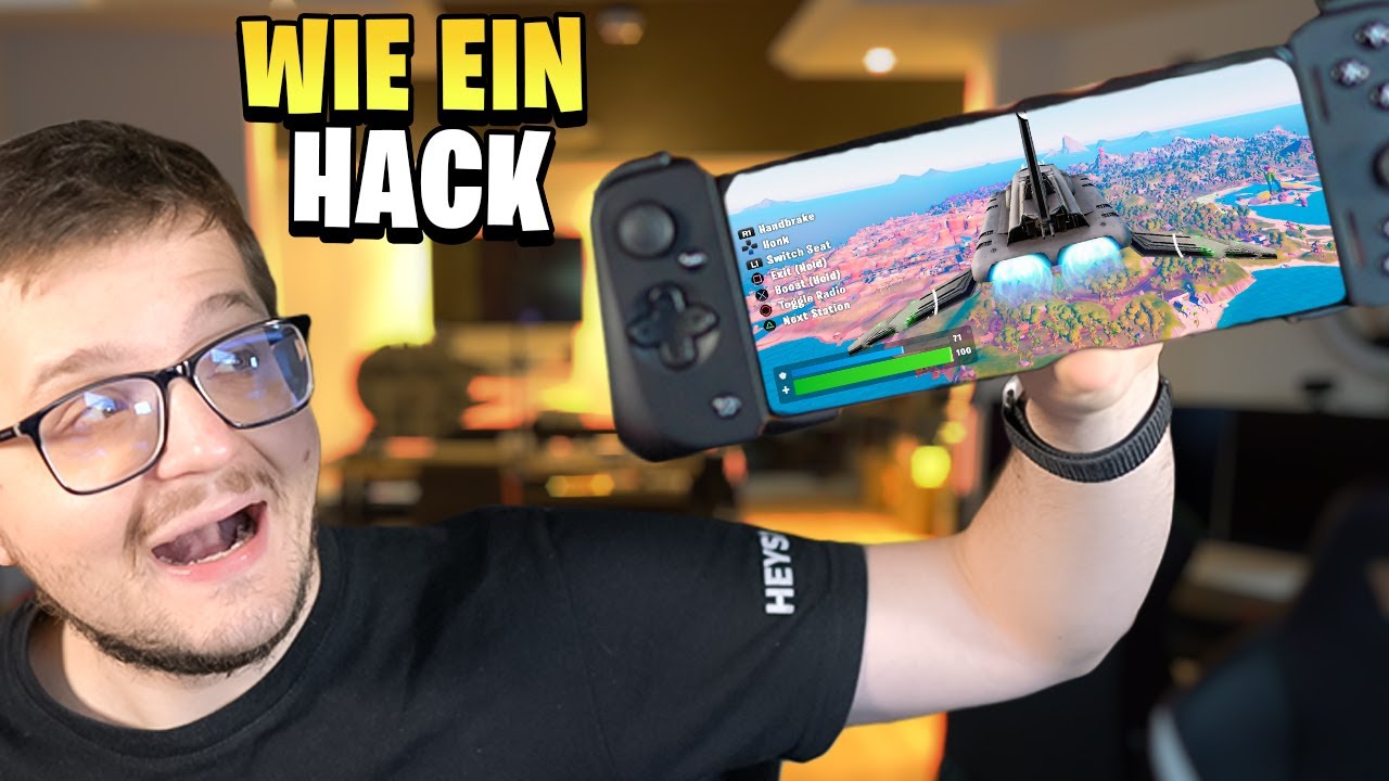 Damit HACKE ich auf MOBILE mit Razer Kishi 2 | Fortnite Deutsch