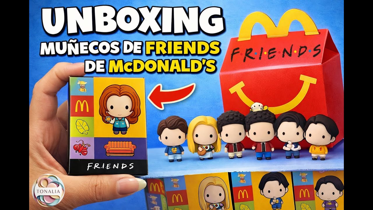 ¿Son tan lindos como parecen? Unboxing de la colección completa de Friends de McDonald’s🍔