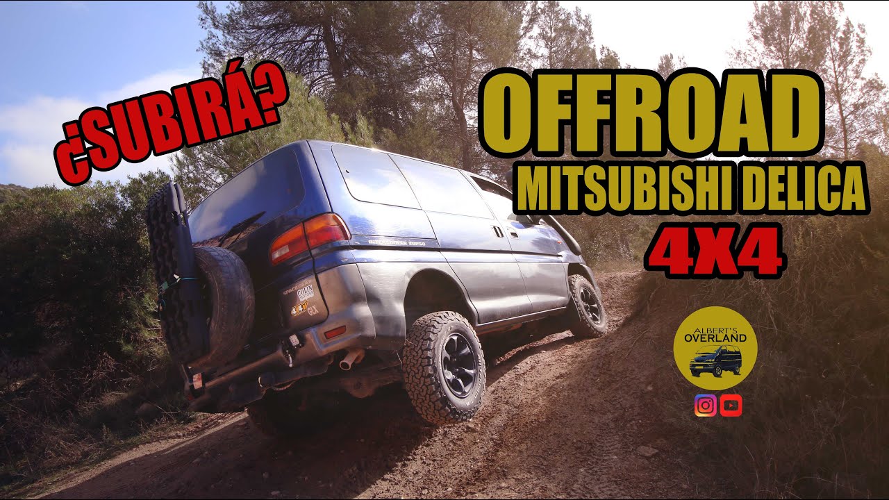 ¡OFFROAD! MITSUBISHI DELICA 4x4 / Probando sus capacidades! #overland #furgocamper