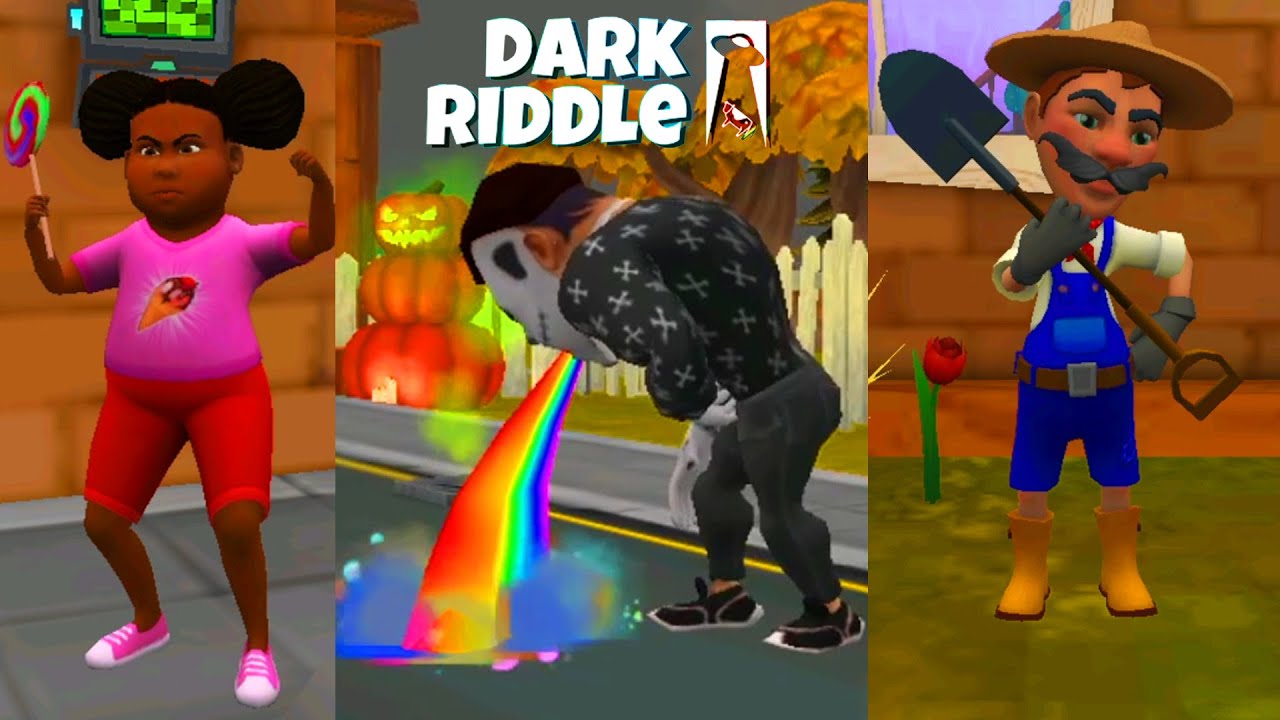 ПРИВЕТ СОСЕД DARK RIDDLE ЭКСПЕРИМЕНТЫ НАД СОСЕДЯМИ В ИГРЕ ДАРК РИДДЛ В ХЭЛЛОУИН