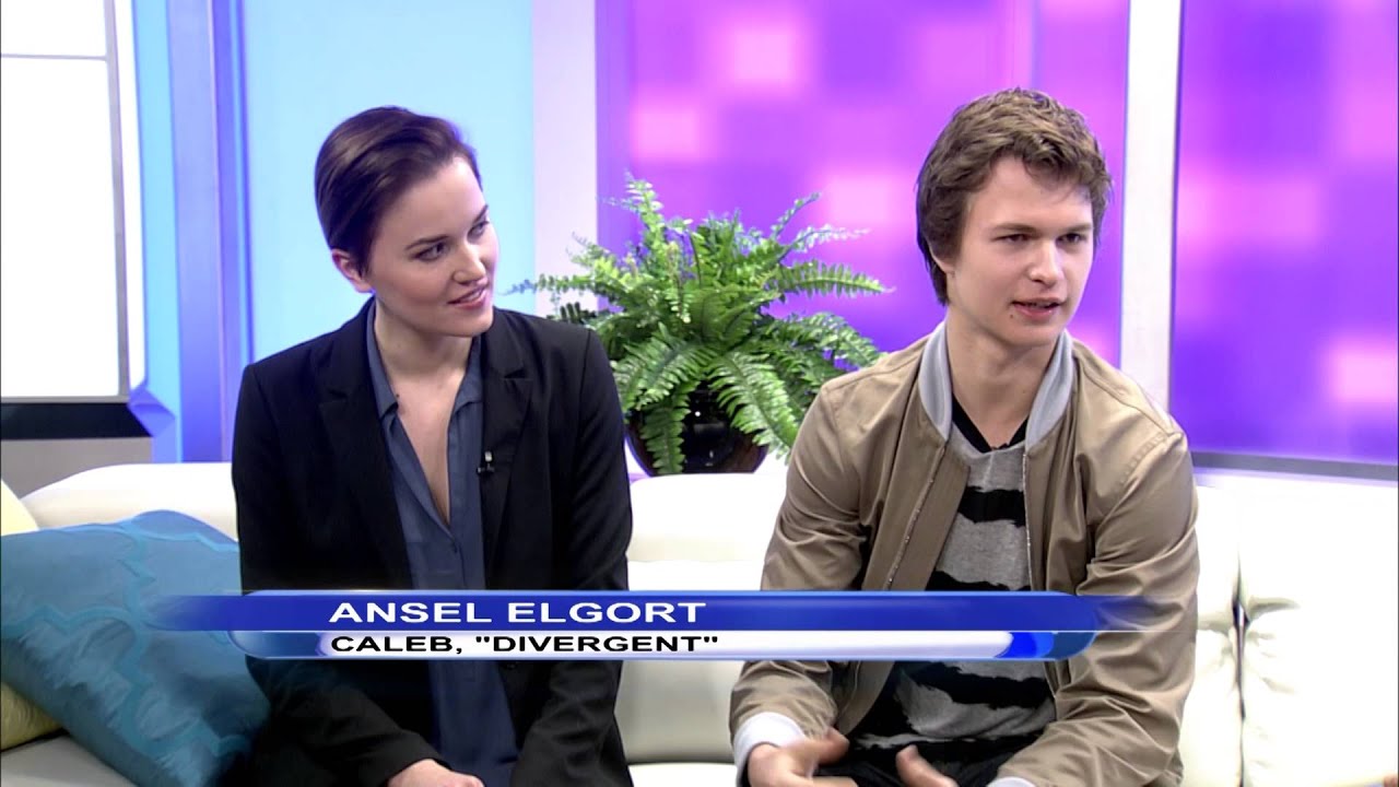 Veronica Roth & Ansel Elgort Talk Divergent