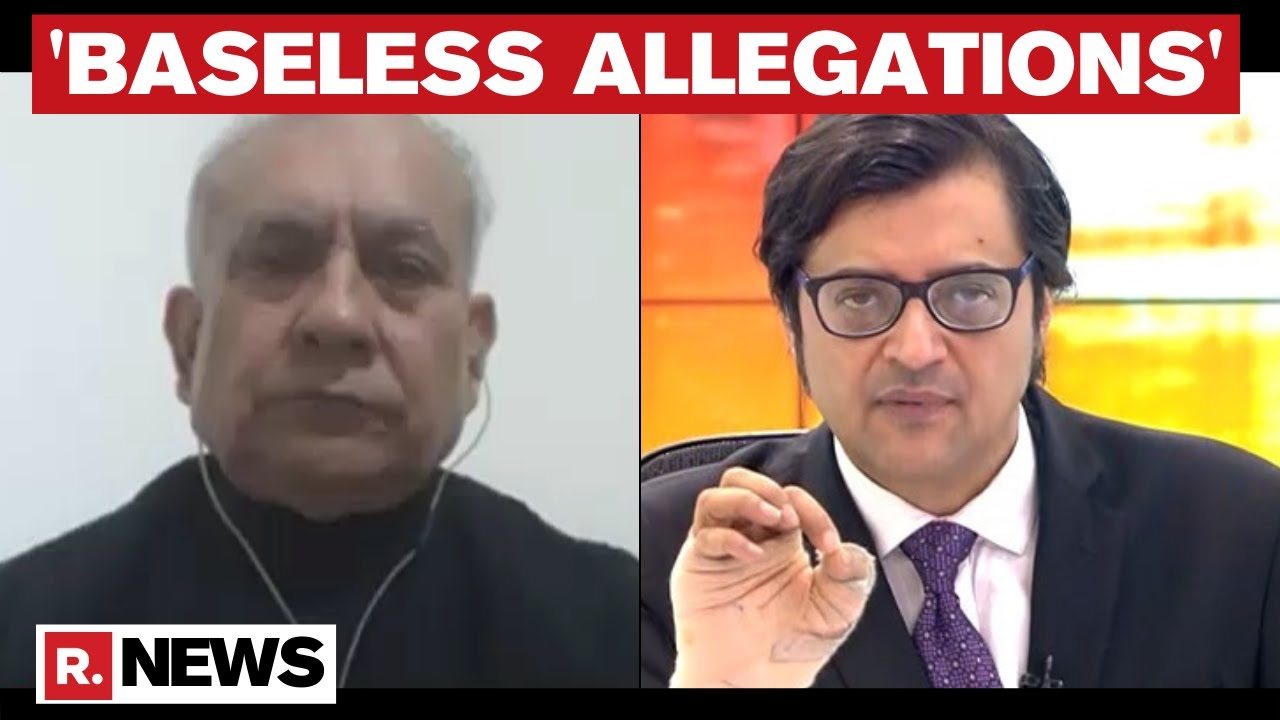 #ArnabFightsBack: Maj Gen SP Sinha Slams Cong's 'Baseless' Attack On Arnab