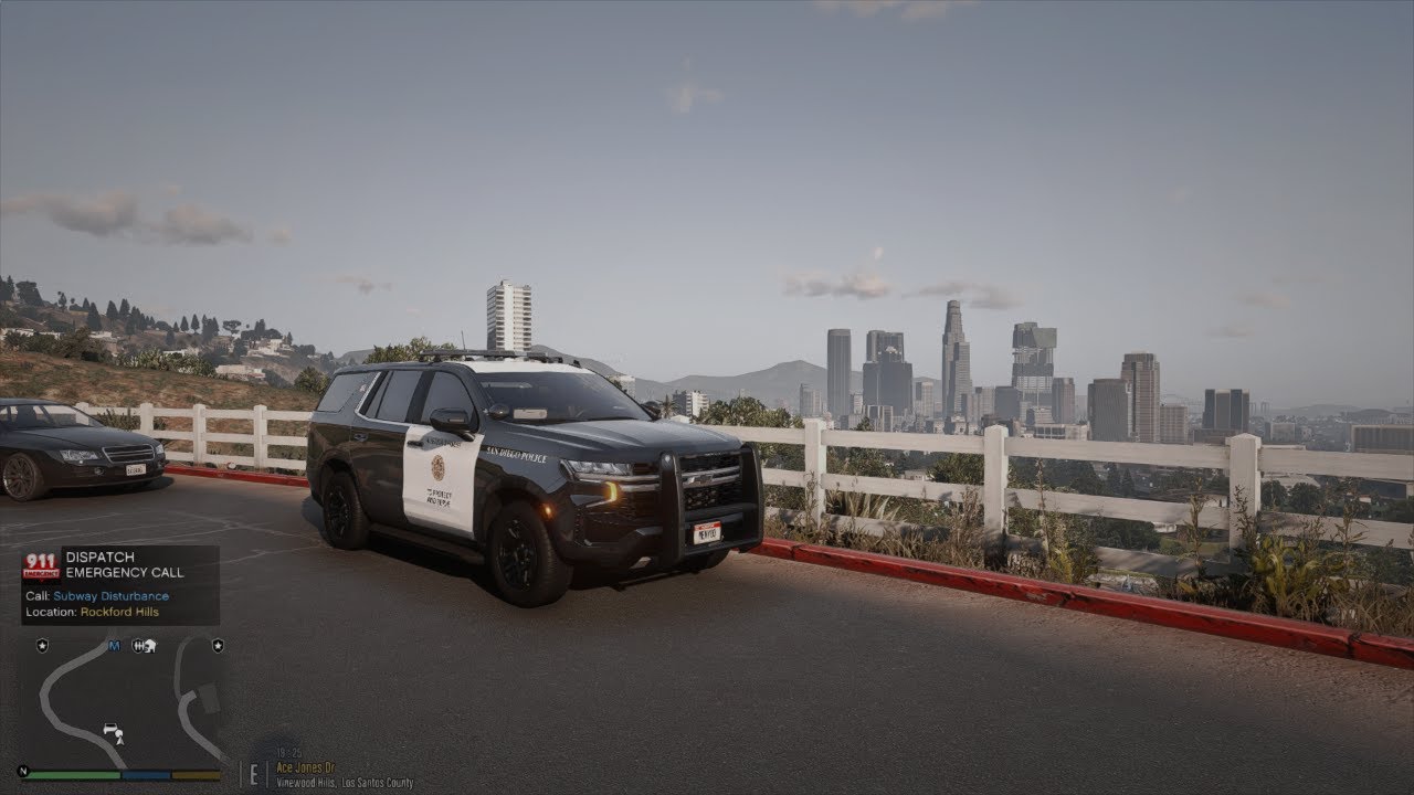 LSPDFR |Grand Theft Auto V| 4K| Max Graphics| San Diego Police Patrol| No Commentary 🤫| GTA V